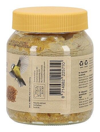 Beurre de cacahuète pour oiseaux