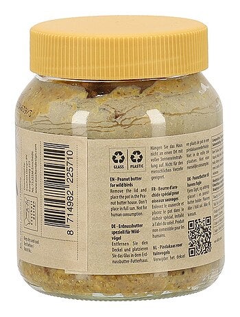 Beurre de cacahuète pour oiseaux