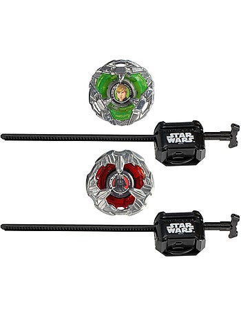 Beyblade x et star wars collab luke skywalker 4-80b vs. Darth vader 4-60b