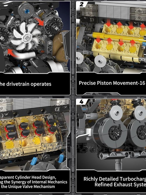 BGT Kit de construction de moteur motorisé W16 - Kiabi