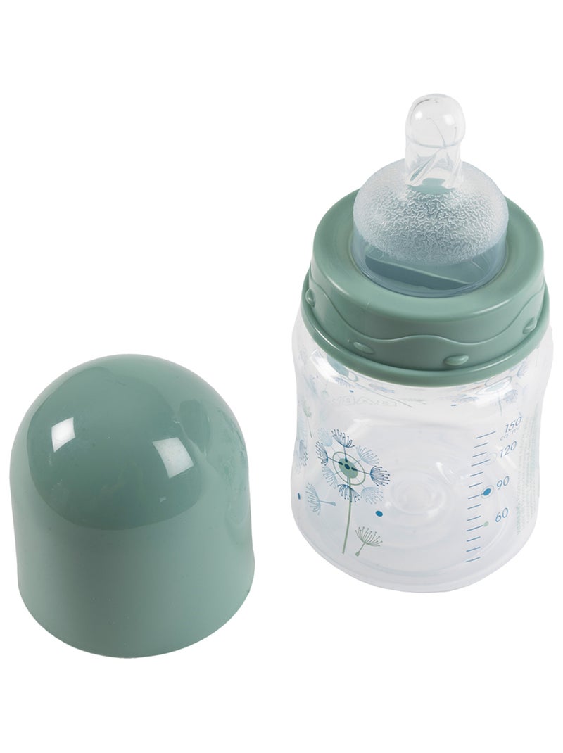 Biberon- Poupy- 150 ml avec tétine en silicone Vert - Kiabi
