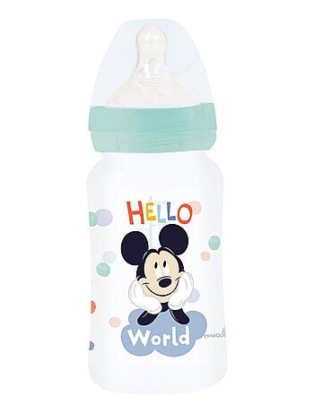 BIBERON 240 ML ANTI-COLLIQUES TETINE DEBIT 3 POSITIONS MICKEY
