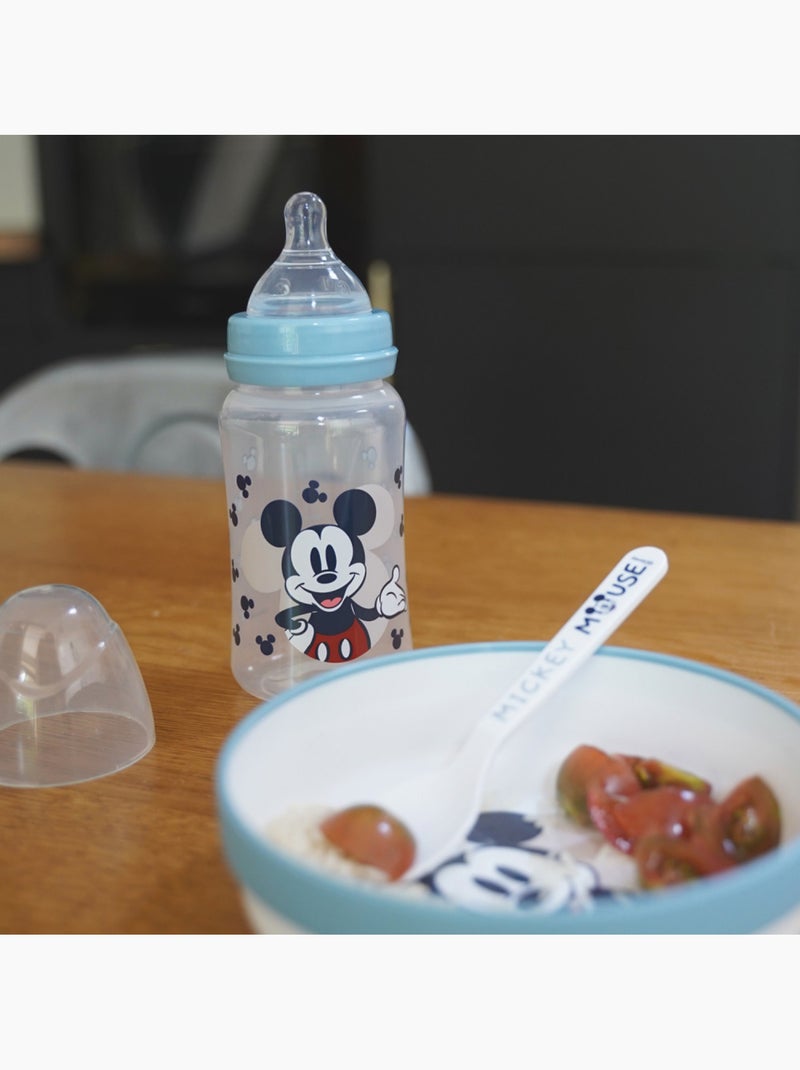Biberon 240 ml mickey collector Bleu - Kiabi