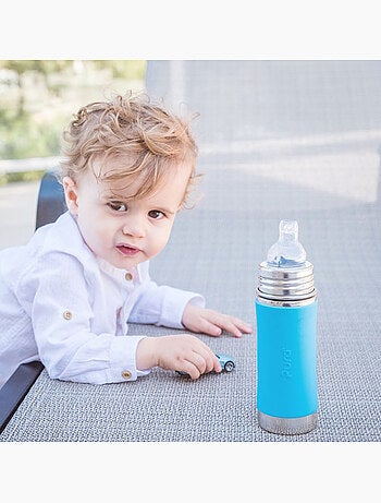 Biberon à bec en inox 325 ml - Aqua
