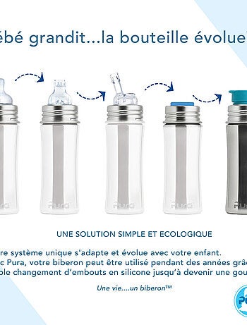 Biberon à bec en inox 325 ml - Fox