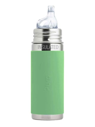 Biberon à bec isoterme Moss en inox