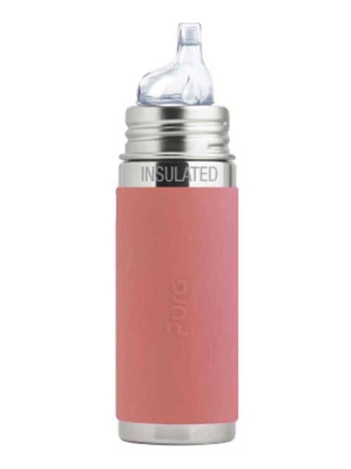 Biberon à bec isotherme en inox 260 ml - Rose - Kiabi