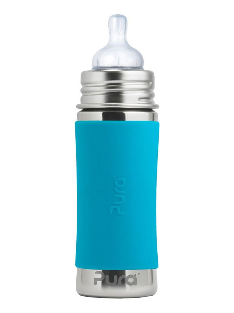 Biberon Aqua en inox Bleu - Kiabi