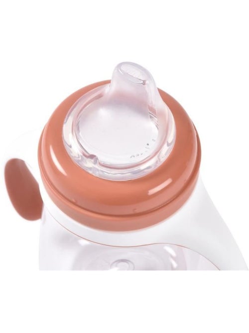 Biberon d'apprentissage 2-en-1 - BEABA - 210 ml - Terracotta - Kiabi Biberon d'apprentissage 2-en-1 - BEABA - 210 ml - Terracotta - Kiabi