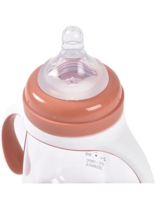 Biberon d'apprentissage 2-en-1 - BEABA - 210 ml - Terracotta - Kiabi Biberon d'apprentissage 2-en-1 - BEABA - 210 ml - Terracotta - Kiabi
