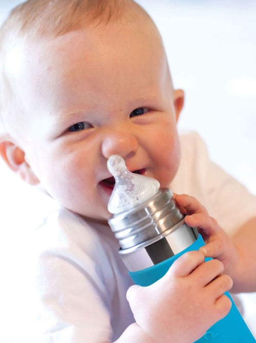 Biberon en inox 325 ml - Aqua - Kiabi