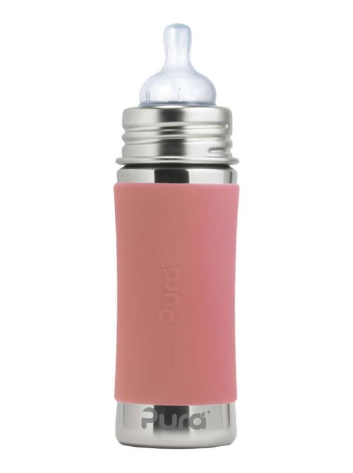 Biberon en inox 325 ml - Rose - Kiabi
