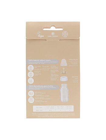 Biberon en verre - Pack de 2 biberons