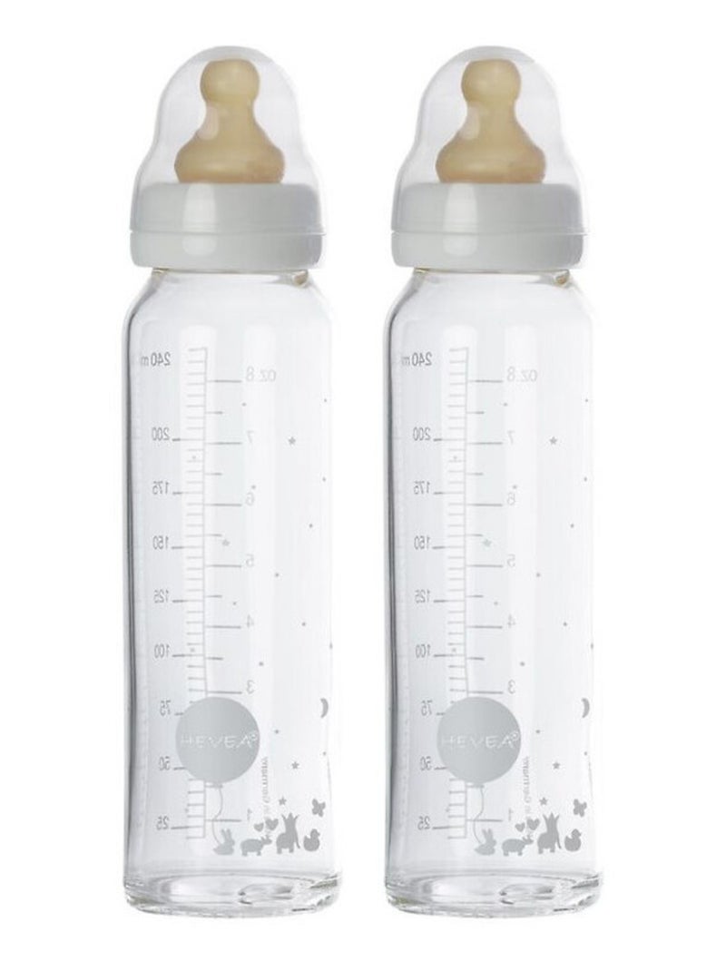 Biberon en verre - Pack de 2 biberons Blanc - Kiabi