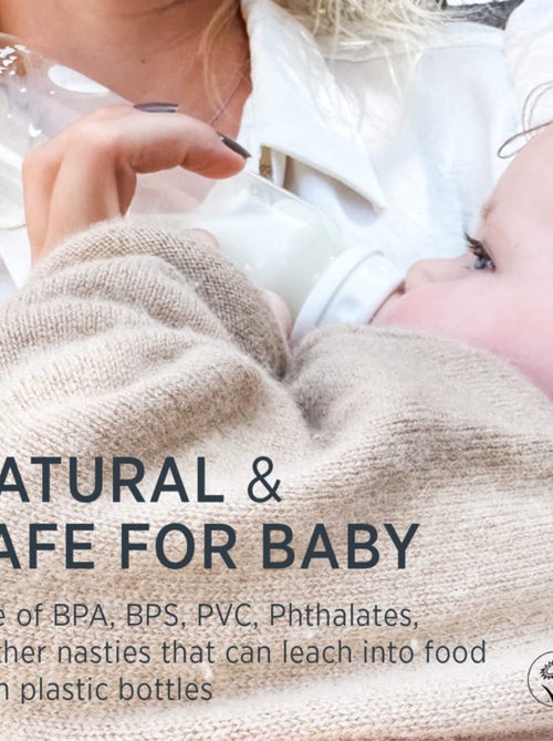 Biberon en verre - Pack de 2 biberons - Kiabi