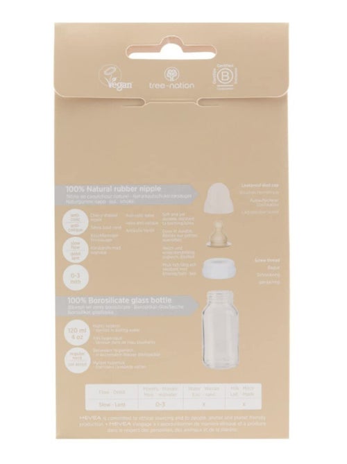 Biberon en verre - Pack de 2 biberons - Kiabi