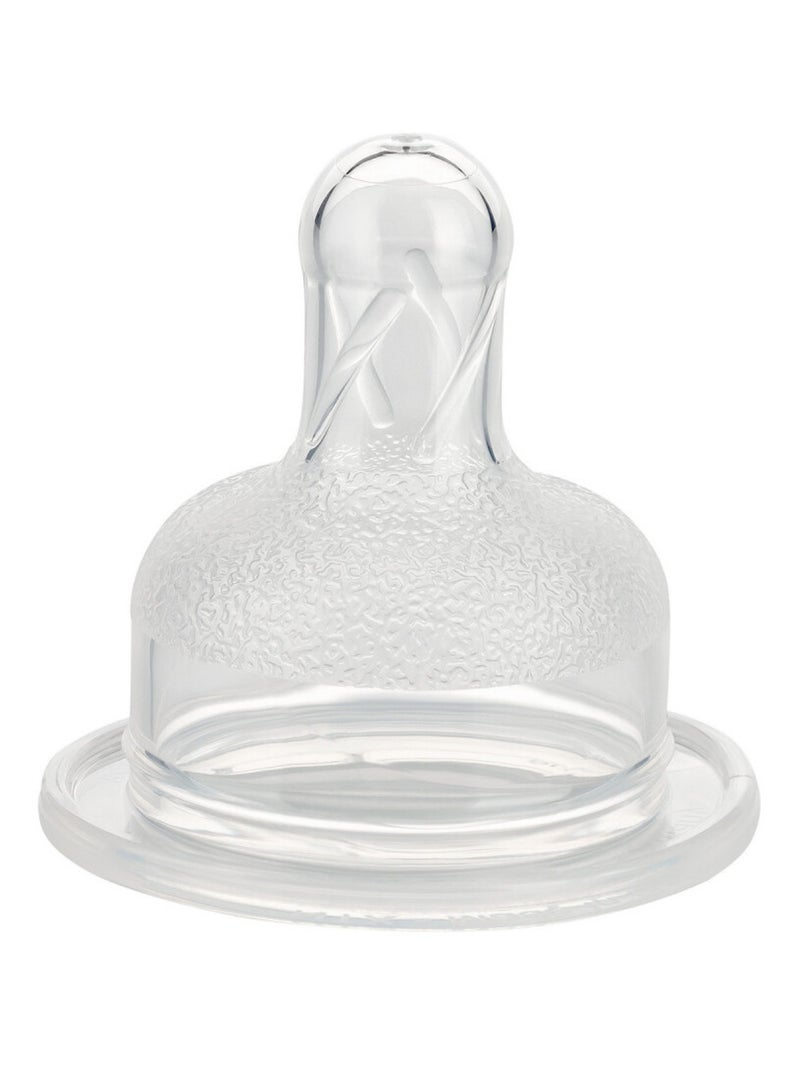 Biberon en verre 230 ml Système anti-colique Débit moyen Transparent - Kiabi