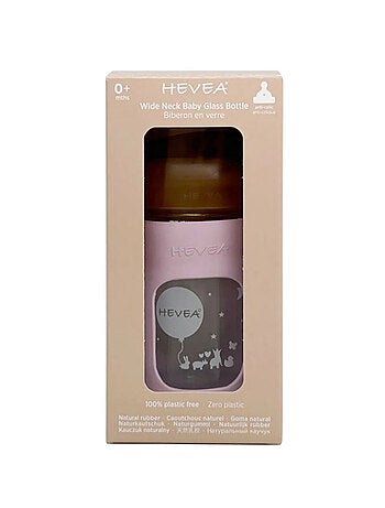 Biberon en verre zéro plastique avec housse de protection - Pack unitaire