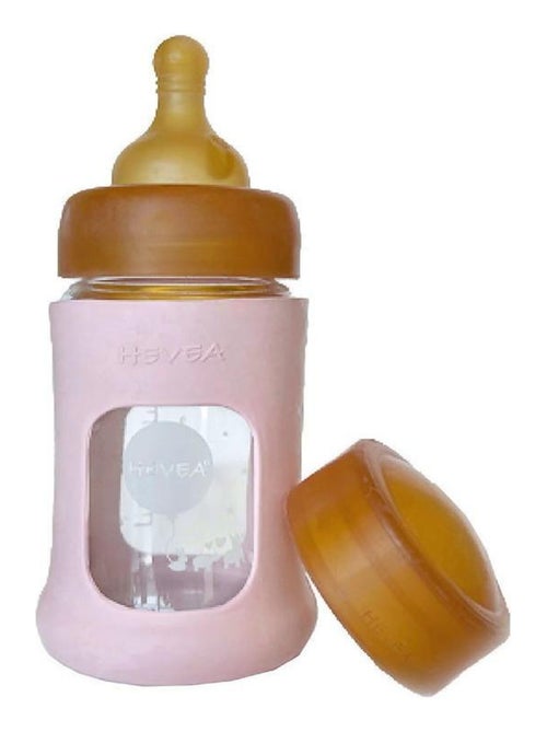 Biberon en verre zéro plastique avec housse de protection - Pack unitaire - Kiabi