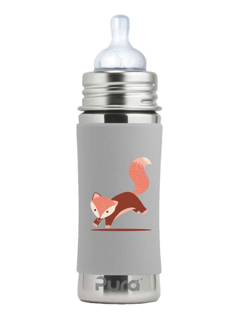 Biberon Fox en inox Gris - Kiabi
