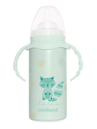 Biberon Thermique Avec Tétine Thermibaby Mint Miniland