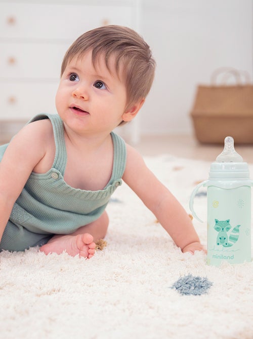 Biberon Thermique Avec Tétine Thermibaby Mint Miniland - Kiabi