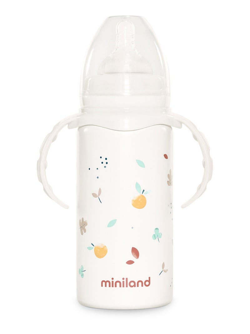 Biberon Thermique Avec Tétine Thermibaby Valencia Miniland Blanc - Kiabi