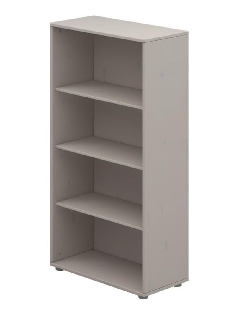 Bibliothèque 3 étagères Gris - Kiabi