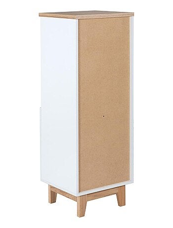 Bibliothèque colonne pour chambre d'enfant - Meuble de rangement porte 2 niches 'Roba finn'