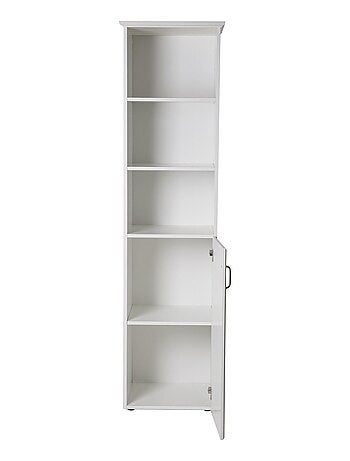 Bibliothèque colonne pour chambre d'enfant - Meuble de rangement porte 3 niches 'Roba constantin'