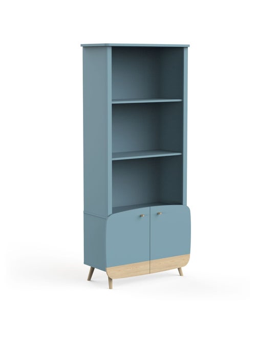 Bibliothèque en bois avec 3 niches et 2 portes - Kiabi Bibliothèque en bois avec 3 niches et 2 portes - Kiabi