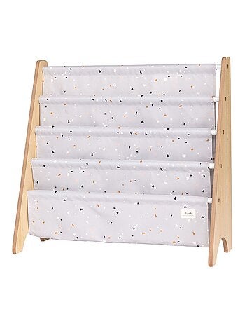 Bibliothèque enfant Terrazzo crème