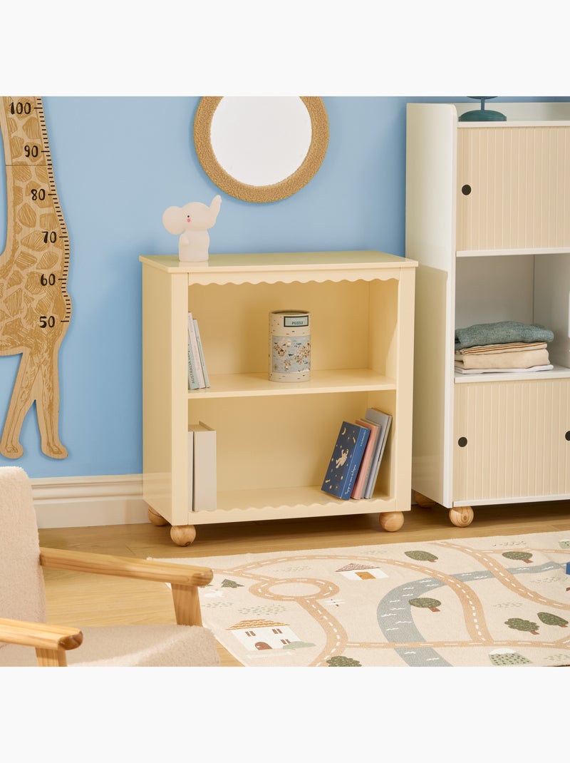 Bibliothèque enfant 2 étagères Beige - Kiabi