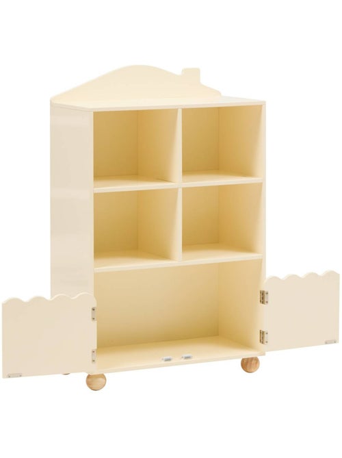 Bibliothèque enfant 2 portes 4 cases BOULI - Kiabi