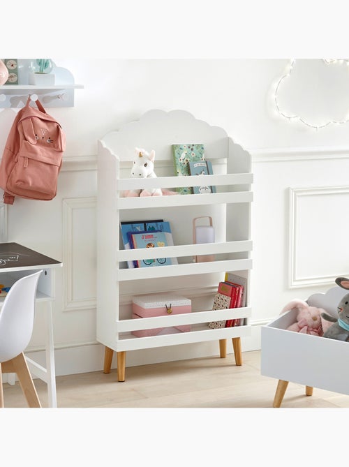 Bibliothèque enfant 3 étagères forme nuage DOUCEUR - Kiabi