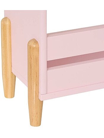 Bibliothèque enfant 3 niveaux en bois douceur