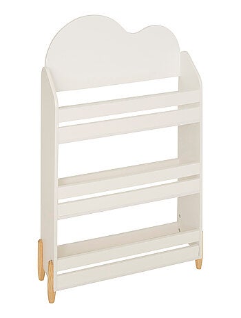 Bibliothèque enfant à étagères ouvertes forme organique