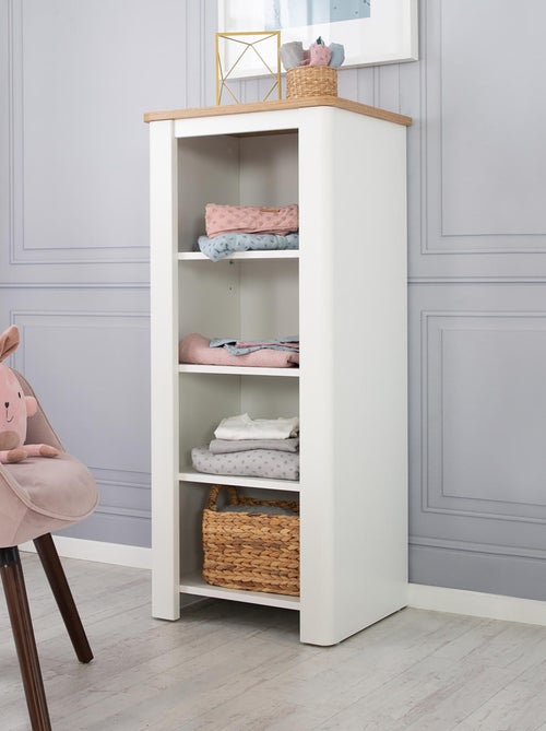 Bibliothèque enfant colonne 4 niches 'Roba ava' - Kiabi