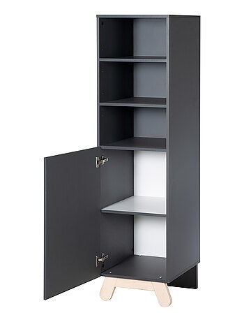 Bibliothèque enfant colonne porte et 3 niches 'Roba Jara'