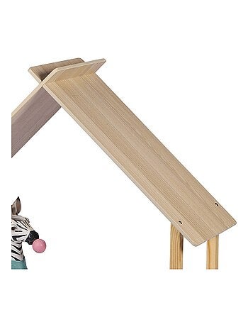 Bibliothèque enfant design maison 2 étagères Dream