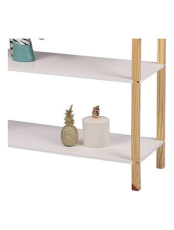 Bibliothèque enfant design maison 2 étagères Dream