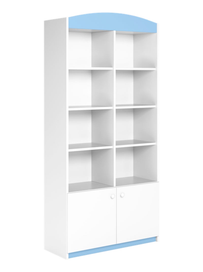 Bibliothèque Enfant Double Bleu clair - Kiabi