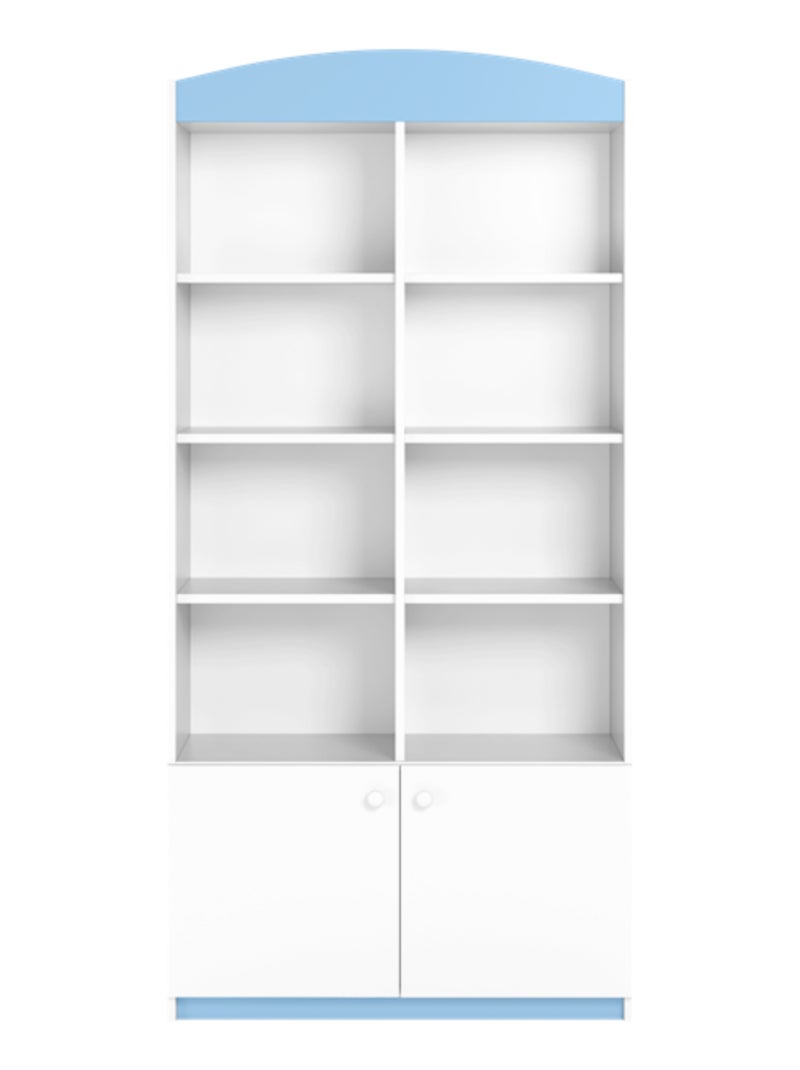 Bibliothèque Enfant Double Bleu clair - Kiabi