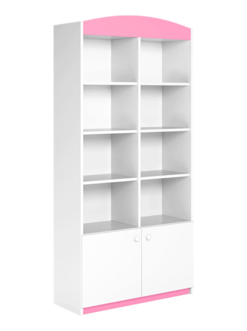 Bibliothèque Enfant Double Rose clair - Kiabi