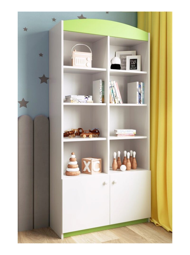 Bibliothèque Enfant Double Vert d'eau - Kiabi