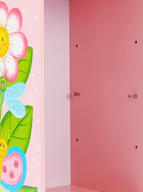 Bibliothèque enfant étagère de rangement petit placard central avec hauteur ajustable - Kiabi