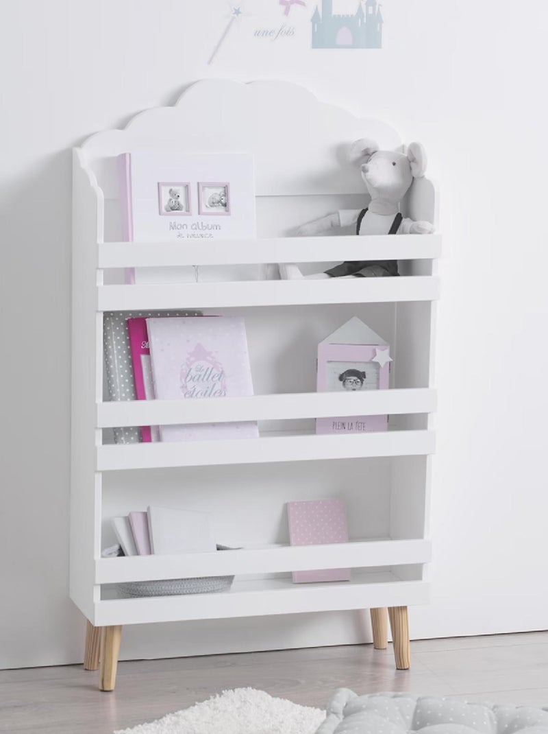 Bibliothèque enfant forme nuage Blanc - Kiabi