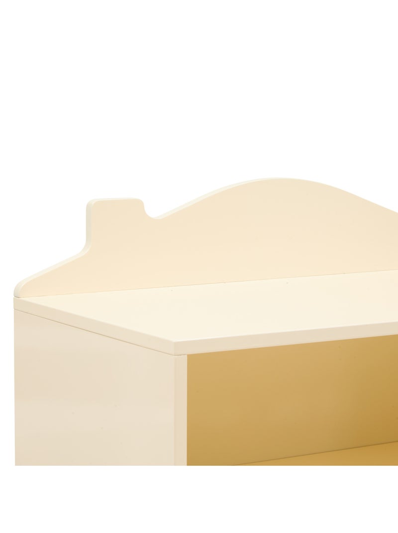 Bibliothèque enfant  maison avec portes Beige - Kiabi