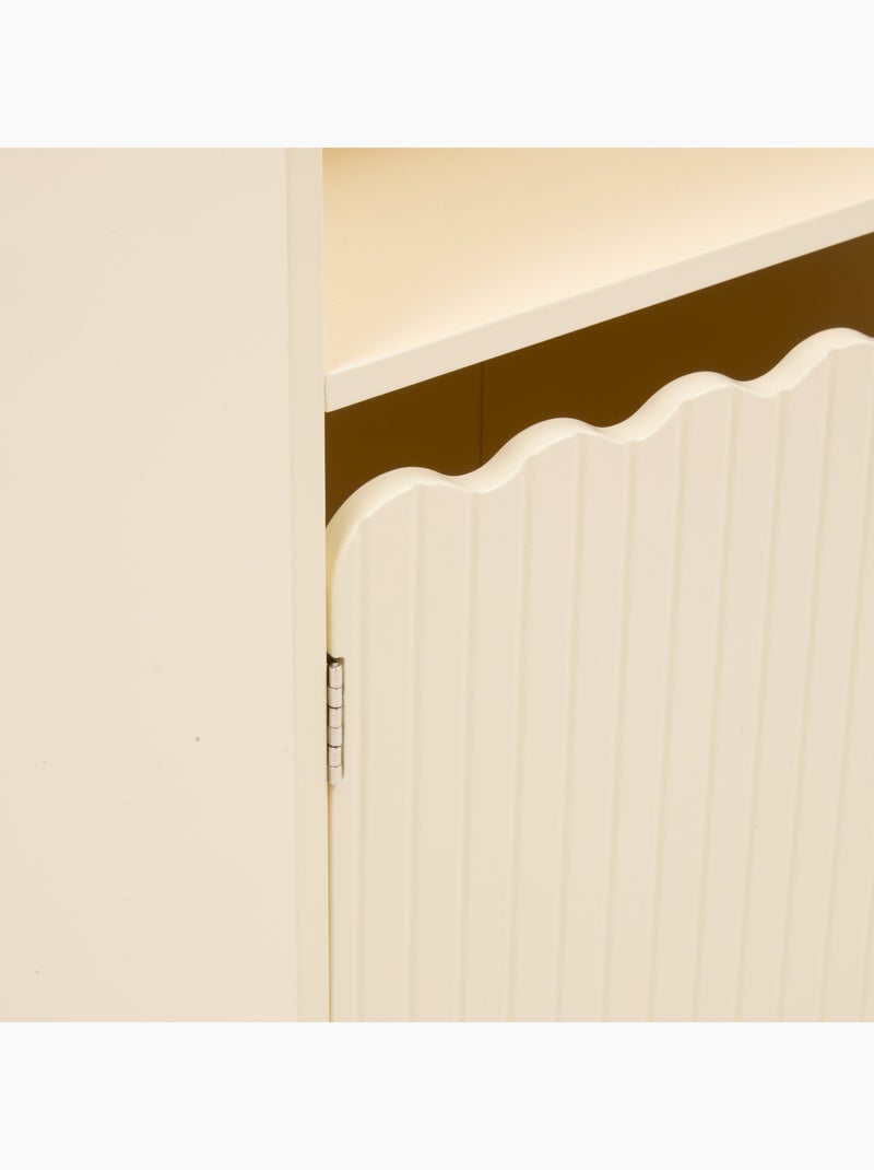 Bibliothèque enfant  maison avec portes Beige - Kiabi