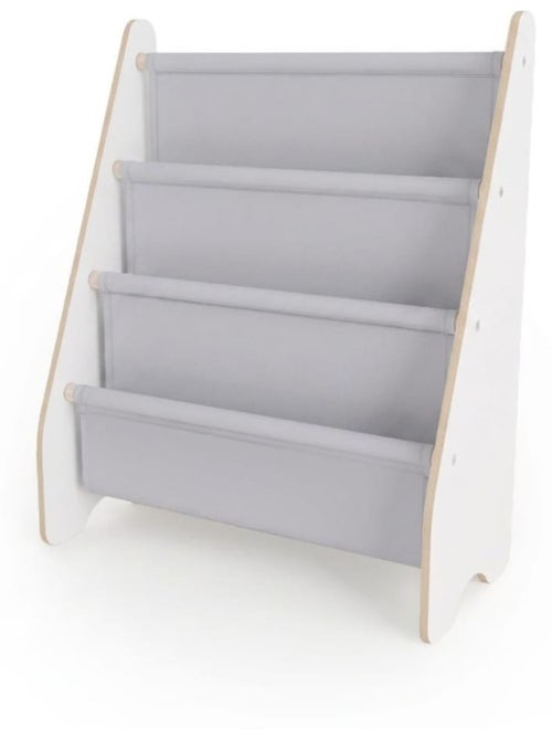 Bibliothèque enfant mamoi en bois blanc & tissu 52×25×63 cm - Kiabi Bibliothèque enfant mamoi en bois blanc & tissu 52×25×63 cm - Kiabi